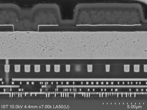 半导体芯片剖面分析